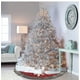 thumbnail image 5 of Falda de Árbol de Navidad Ganfancp Navidad Flor Decorativa Plaid 48 Pulgadas Gran Copo de Nieve, 5 of 7