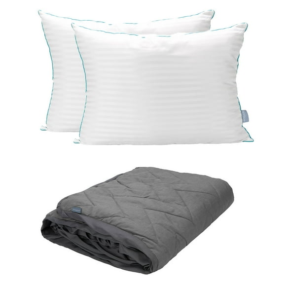 Protector de Colchon Queen Size Lux + Almohada Royal Twin