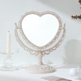 thumbnail image 2 of Espejo de tocador XPXKJ 7 pulgadas Aumento 3X Corazón Beige, 2 of 9
