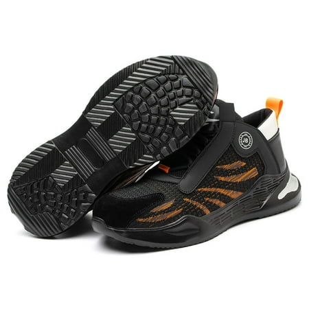 

Men s Breathable Steel Toe Safety Shoes Women s Anti Smash Non-Slip Mesh Sneakers for Worker Industrial Work Shoes