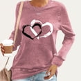 thumbnail image 2 of Mingw Womens M Crewneck Graphic Long Sleeve Pullover Tops Casual Fall Outfits, 2 of 4