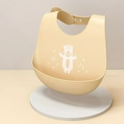 Silicone Baby Bib Waterproof Cute Saliva Dripping Owl Bibs Cartoon Newborn Feeding Soft Aprons Baby Adjustable Burp Scarf 04