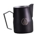 thumbnail image 3 of Jarra humeante para café, leche y espresso de 750 ml para capuchino, bar, latte art negro, 3 of 9