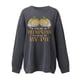 thumbnail image 3 of Blusa de manga larga suelta con estampado de moda para mujer, blusas informales con cuello redondo, sudaderas con capucha Pompotops FGAJ4528, 3 of 4