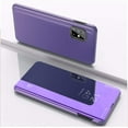 thumbnail image 2 of for Samsung Galaxy A72 Makeup Mirror Phone Case, Luxury Mirror Design Clear View Smart Window Screen Display Case Support Wireless Charging Flip Phone Cover For Samsung Galaxy A72 5G QH Purple, 2 of 11
