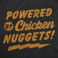 thumbnail image 2 of Toddler Funny T Shirts Powered By Chicken Nuggets Sarcastic Food Graphic Novelty Tee for Young Kids, 2 of 8