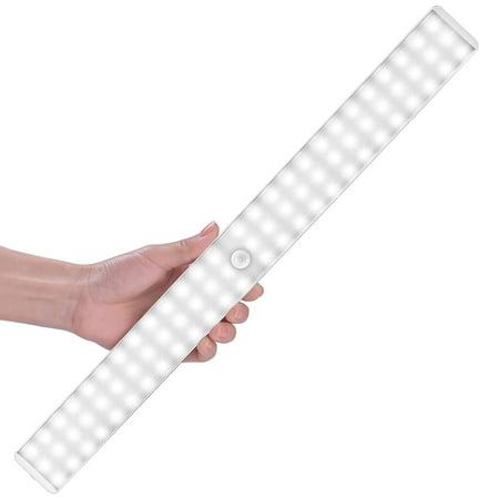 - Rechargeable 78 LED Closet Light, Newest Version 2400mAh LED Motion Sensor Closet Light 2 Sensor Modes Wireless Under Cabinet Light w/ Large Battery Life for Wardrobe Kitchen Hallway Stick-On Anywhere
