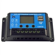 ALEKO SC401 Solar Charge Controller, 10A, 2 USB Ports, Display, 12V/24V