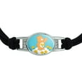 thumbnail image 2 of Care Bears Friend Bear Novelty Suede Leather Metal Bracelet, 2 of 4