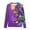 8-Purple, variant on CLOISE Purple Mardi Gras Girls Shirts Long Sleeve Boys Toddler Crew Neck Tops Print Casual Fashion Fall Winter Clothes 3-14T