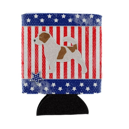 

Carolines Treasures BB3307CC USA Patriotic Jack Russell Terrier Can or Bottle Hugger Can Hugger multicolor