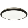 thumbnail image 4 of Quickway Imports 12 x 2 in. 24W Round LED Ceiling Light Fixture 6500K Flush Mount Lighting, Black, 4 of 8