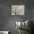 thumbnail image 2 of Grey Canis Rustic Flower 16"x12" Framed Painting Canvas Art Prints, 2 of 6