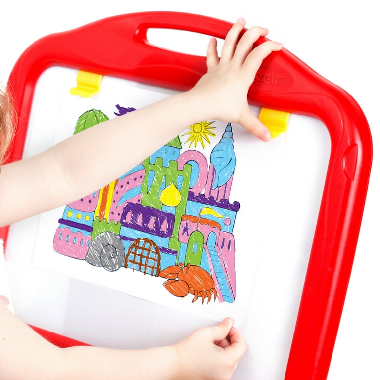 Crayola Magnetic 2-Sided Chalkboards with 77 Accessories - Walmart.com