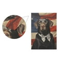 thumbnail image 2 of Dog Tie American Flag Garden Flag Double Sided Outdoor Banners for Courtyard Outdoor Lawn Farmhouse Holiday Decorations, 2 of 5