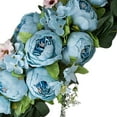 thumbnail image 1 of Baohd 1/2/3/5 Arch Fake Flower Handmade Flowers Backdrop Leaves Home with Decorative spring blue 75cm 1 Pc, 1 of 6