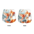 thumbnail image 3 of Susaid Three Goldfish Watercolor Splash Print Women's High Waisted Running Shorts Quick Dry Athletic Gym Track Workout Shorts Zip Pocket-X-Large, 3 of 7
