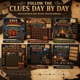 thumbnail image 3 of 24-Day Christmas Mystery Puzzle Game, Daily Holiday Countdown Adventure with 6 Story Themes, Interactive Clue and Riddle Activity for Families, and Adults During December, 3 of 3