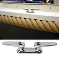thumbnail image 1 of Boat Cleats, Marine Mooring Rope Cleat Rust Resistant 10in Open Base High Strength Wear Proof  for Ship, 1 of 7