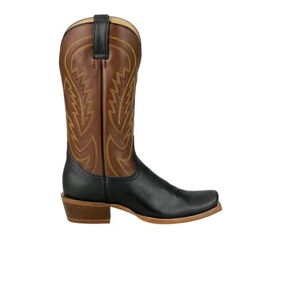 Tony Lama Mens Beau 13 Inch Square Toe Cowboy Mid Calf Boots