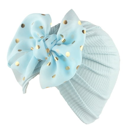 

shpwfbe baby floral solid cap beanie bowknot headband headwear accessories hats gifts
