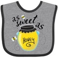 thumbnail image 3 of Inktastic As Sweet As Honey Boys or Girls Baby Bib, 3 of 4