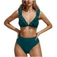 thumbnail image 1 of Trajes de baño tankini para mujer Trajes de baño de dos piezas con tirantes y hebilla en la espalda para mujer Trajes de baño tankini para mujer, 1 of 6