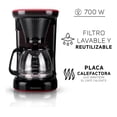 thumbnail image 3 of Cafetera Taurus Velvet Negra 700w 12 Tazas, 3 of 3