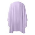 thumbnail image 4 of UJNDER Elegant Womens Chiffon Shawls and Wraps for Wedding Party Sheer Scarf Accessories for Evening Dresses Light Purple, 4 of 4