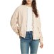 thumbnail image 1 of Chaqueta bomber Free People Fruncida Mujer Rosa Mediana, 1 of 2
