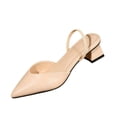 thumbnail image 2 of Willtoo Pointed Toe Mule Sandals for Women, High Heel Slippers for Office, Spring Casual Sandal, 2 of 7