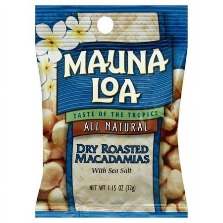 Mauna Loa Dry Roasted Macadamias, 1.15 Oz.