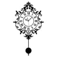 thumbnail image 1 of Reloj de pared con péndulo oscilante, números , decoración del hogar, regalo, fácil de leer, sin , silencioso para baño, cocina de, 1 of 9