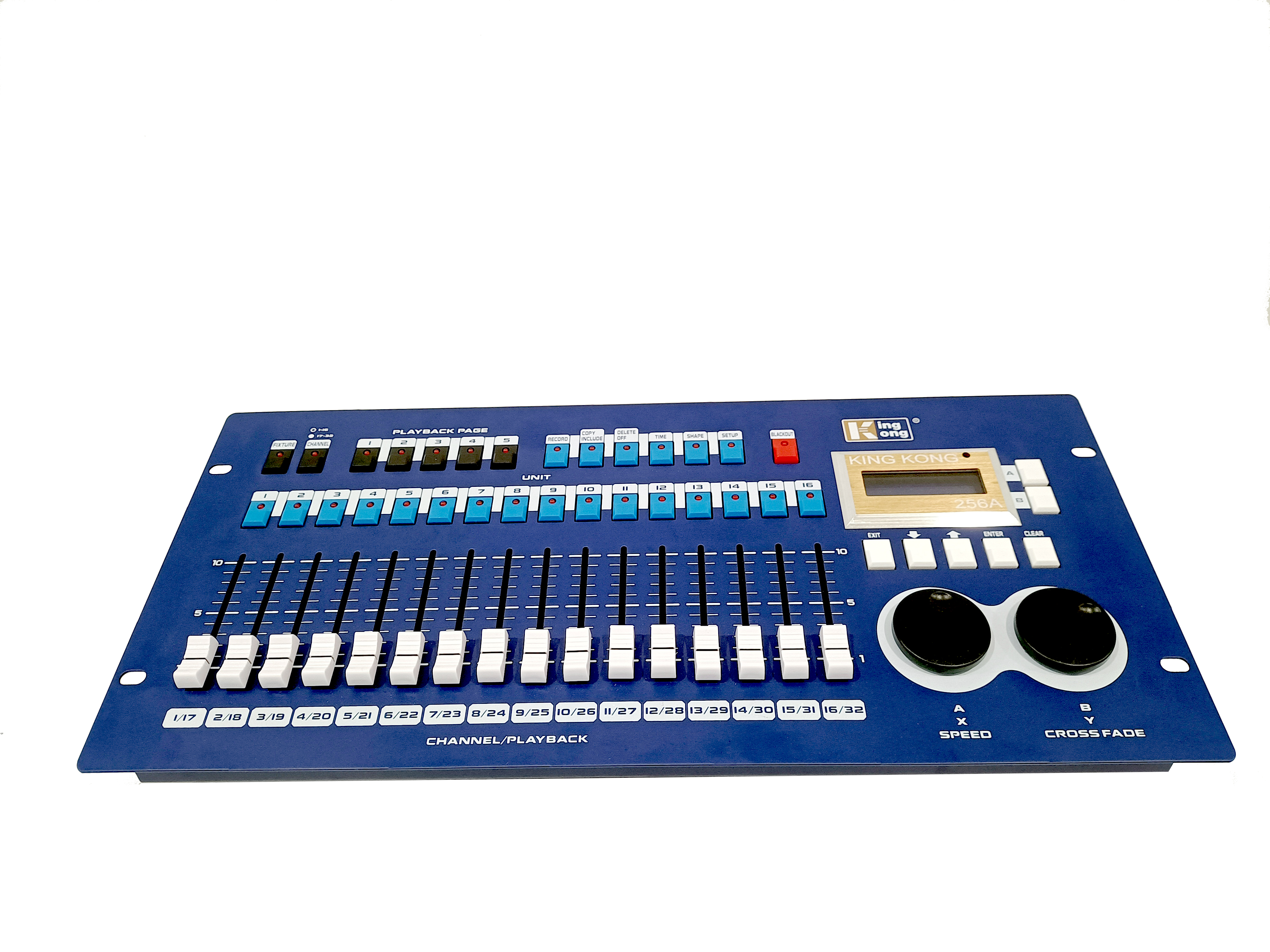 Professional DJ Console  Kingkong 256A DMX Controller with Flight Case DJ Equipment for Mini Party Wedding Lighting Control