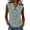 Green, variant on cocolona Summer Tank Tops for Women Lapel Sleeveless Hollow Out Button Shirts Trendy Casual Solid Color Blouses