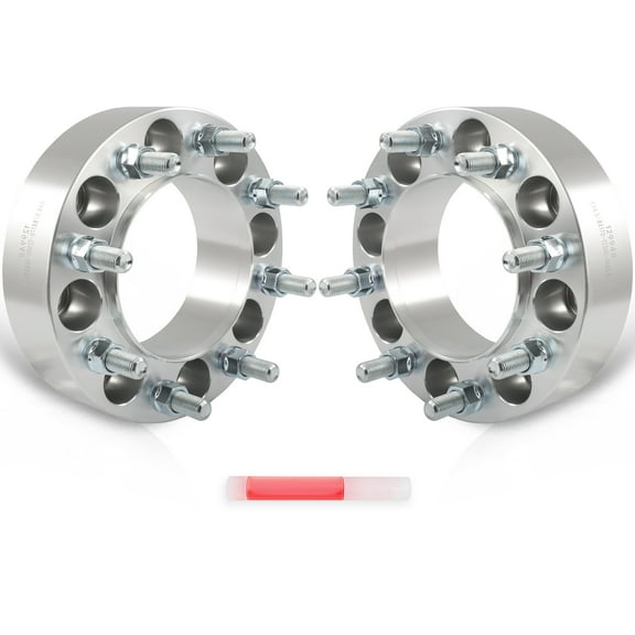 ECCPP Change bolt pattern from 8x6.5 to 8x170 Conversion Wheel Adapters 2 inch 8 lug Fit for Chevrolet for C2500 1994-1997 for Chevrolet for C3500 1994-1998 with Studs 14x1.5 Centric Bore 125mm-2PCS