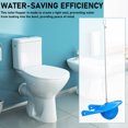 thumbnail image 3 of Phenofice 2Pcs Universal Blue PVC Toilet Flapper Replacement Kit Seal for Toilet Tank Parts Water Saving, 3 of 7
