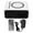 White EU Plug, variant on YT300 Mini Portable Projector Black US Plug, Full HD 1080P Supported LED Home Theater Movie Projector for iOS Android Laptop, Wired Wireless Screen Mirroring (16 to 100 inches / 40-254 cm)