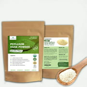 Psyllium Husk Powder USDA Organic / Keto Baking Bread , Easy Mixing Fiber for Regularity, Finely Ground ! - 4 Oz