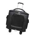 thumbnail image 1 of Almencla Cat Carrier Breathable Pet Rolling Carrier for Small Dogs Large Cats Outdoor Black, 1 of 8