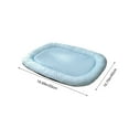 thumbnail image 3 of HongMinWen Cooling Pet Bed Mat, 4-Layer Breathable Ice Pad with Cloud Cotton Neck Support, Blue, Washable, Multiple Sizes for Dogs & Cats, 3 of 6