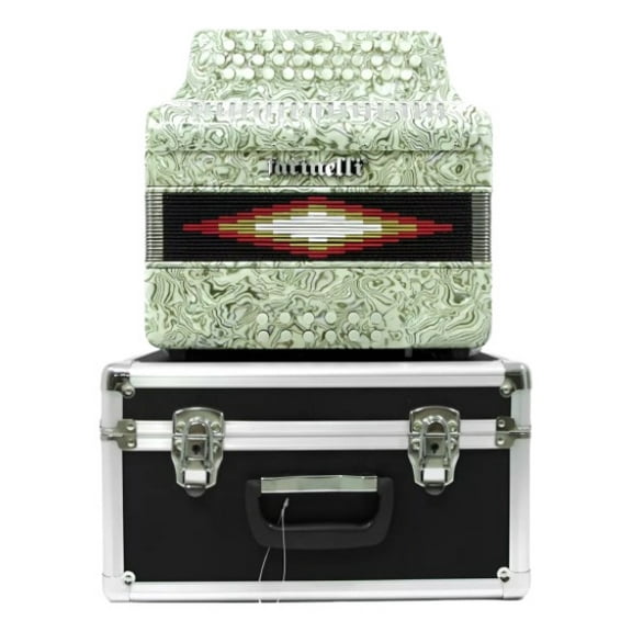 Acordeón Diatónico Farinelli 3012Z - Sol, Estilo Zebra, Sonido Regional