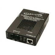 Transition Networks Stand-Alone 10/100 Bridging - Fiber media converter - 100Mb LAN - 10Base-T, 100Base-FX, 100Base-TX - RJ-45 / SC multi-mode - up to 1.2 miles - 1300 nm