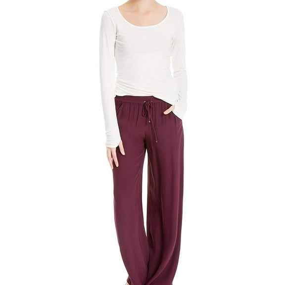 Max Studio London Womens Ls Basic T-Shirt