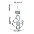 thumbnail image 3 of TERGAYEE Wind Rotator Solar Light,Outdoor Decor LED Wind Chimes,Led Colour Changing Ball Wind Chimes Hanging Lights Garden,Yard,Home Decor Gift, 3 of 9