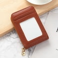 thumbnail image 1 of Cartera para tarjetas de estilo coreano para mujer, antidesmagnetización, de color sólido, para licencia de conducir, mini, sencilla, multifuncional, compacta, funda para tarjetas para mujer, 1 of 6
