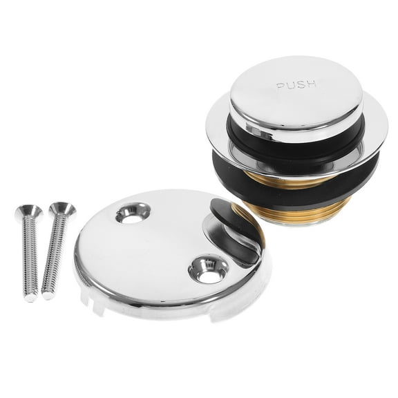 LOLIPPYY 1 Set Bathtub Drain Trim Kit Overflow Drain Cover For Bathtub Stainless Steel