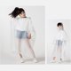 thumbnail image 4 of Typpkmm Kids Rain Poncho, Lightweight EVA Waterproof Jacket for Outdoor Play, One Size 90-150cm, A, 4 of 7