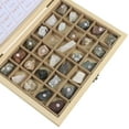 thumbnail image 6 of Geology Classroom Teaching Aid Mineral Rock In Wooden Display Case Student Educational Geology Science Study Tool Set, 6 of 9
