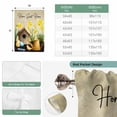 thumbnail image 6 of Spring Balloon Curtains 63 Inch Length for Living Room/Bedroom, Brown Vintage Birds Cages Eggs Flowers Herbs Rod Pocket Privacy Door Curtains Decorative Tie Up Shade for Window 52"x63", 6 of 8